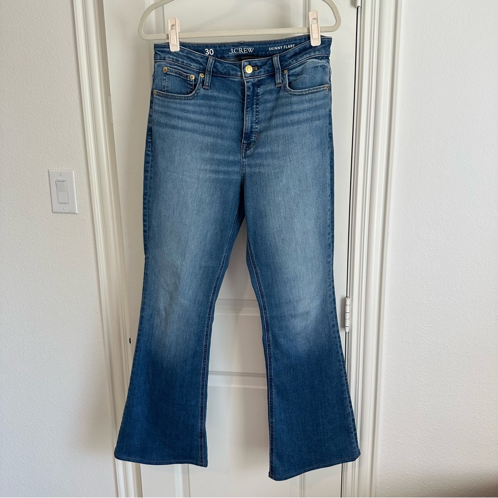 J.Crew Skinny Flare Jeans Margaret Wash 30